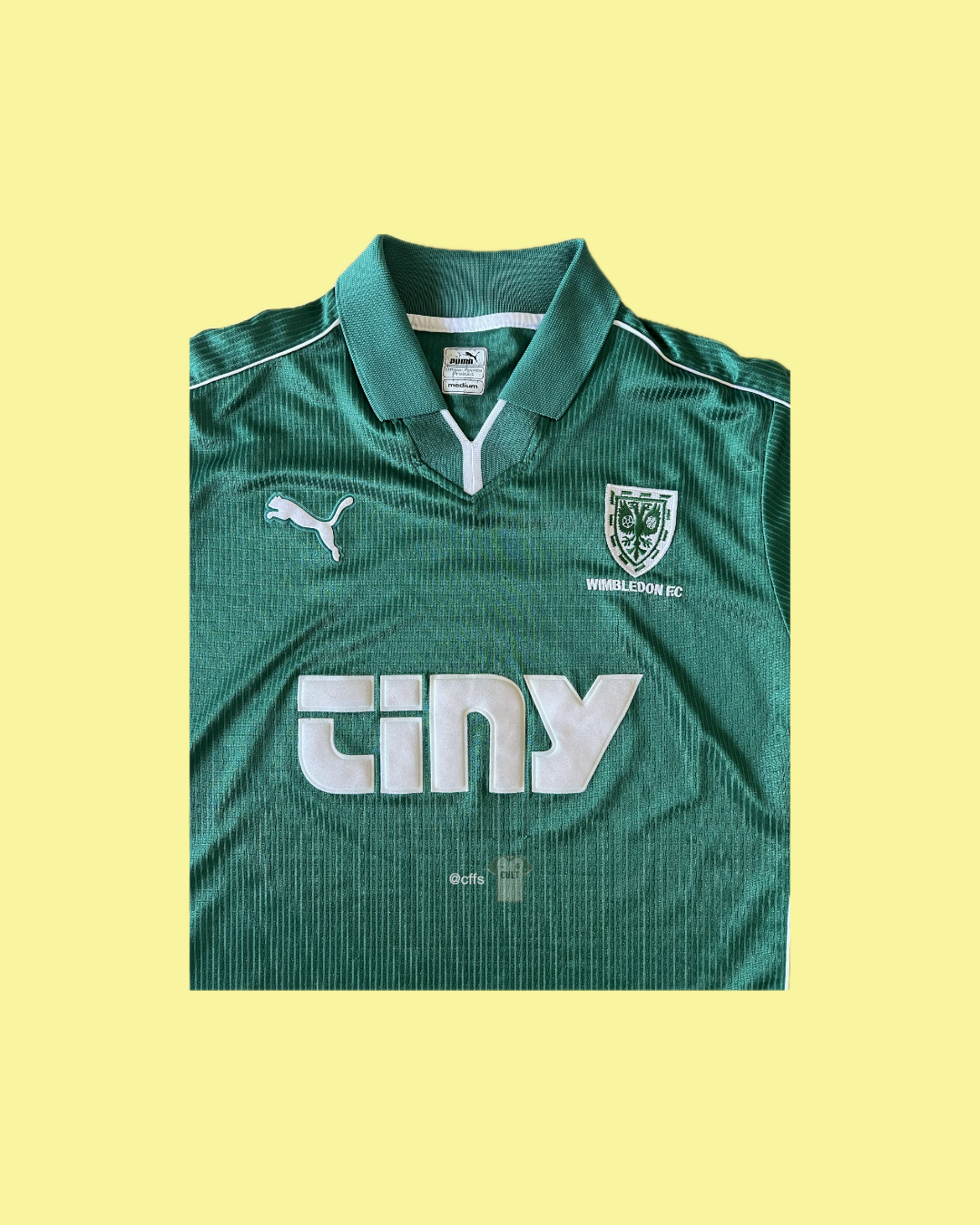 Wimbledon FC 2000/01 Puma Football Jersey - Cult Fave Football Shirts