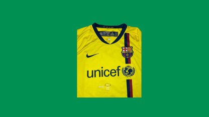 FC Barcelona 2008/09 Nike with Messi 10 Nameset Vintage Football Jersey - Cult Fave Football Shirts