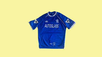 Chelsea 1999-2001 Umbro with Gianfranco Zola 25 Nameset Vintage Football Jersey - Cult Fave Football Shirts