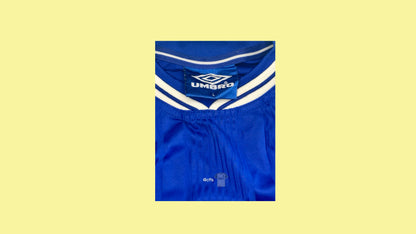Chelsea 1999-2001 Umbro with Gianfranco Zola 25 Nameset Vintage Football Jersey - Cult Fave Football Shirts