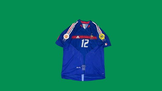 France NT 2004 - 2006 Adidas with Thierry Henry 12 Nameset Vintage Football Jersey