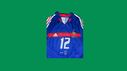 France NT 2004 - 2006 Adidas with Thierry Henry 12 Nameset Vintage Football Jersey - Cult Fave Football Shirts