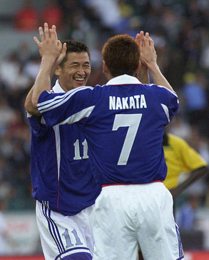 Japan NT 1999 Adidas with Hidetoshi Nakata 7 Nameset Football Jersey - Cult Fave Football Shirts