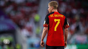Belgium NT 2022 Adidas with Kevin De Bruyne 7 Nameset Football Jersey