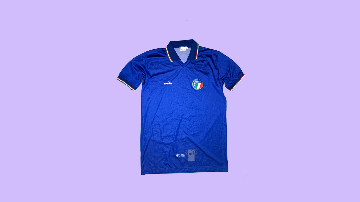 Italy NT 1988/90 Diadora Vintage Football Jersey