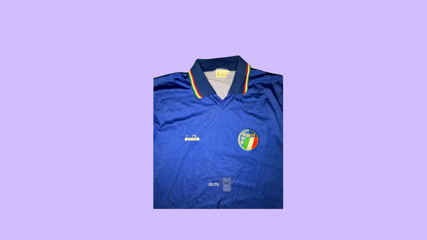 Italy NT 1988/90 Diadora Vintage Football Jersey