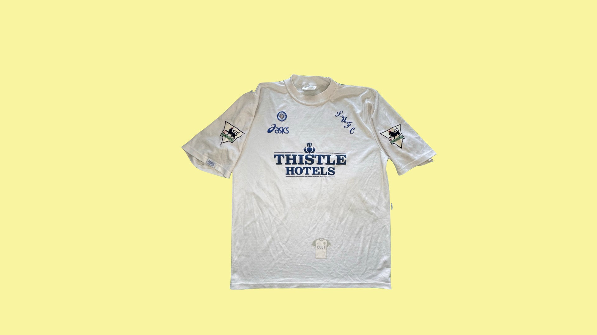Leeds United 1995/96 Asics Jersey – Gary McAllister #10 Vintage