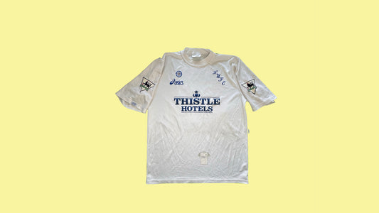 Leeds United 1995/96 Asics with Gary McAllister 10 Nameset Vintage Football Jersey