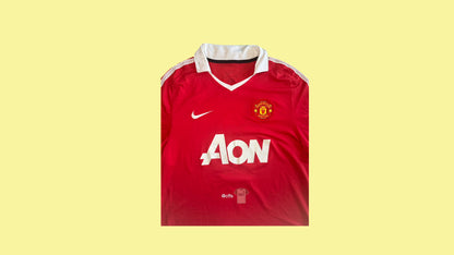 Manchester United 2010/11 Nike with Dimitar Berbatov 9 Nameset Vintage Football Jersey - Cult Fave Football Shirts