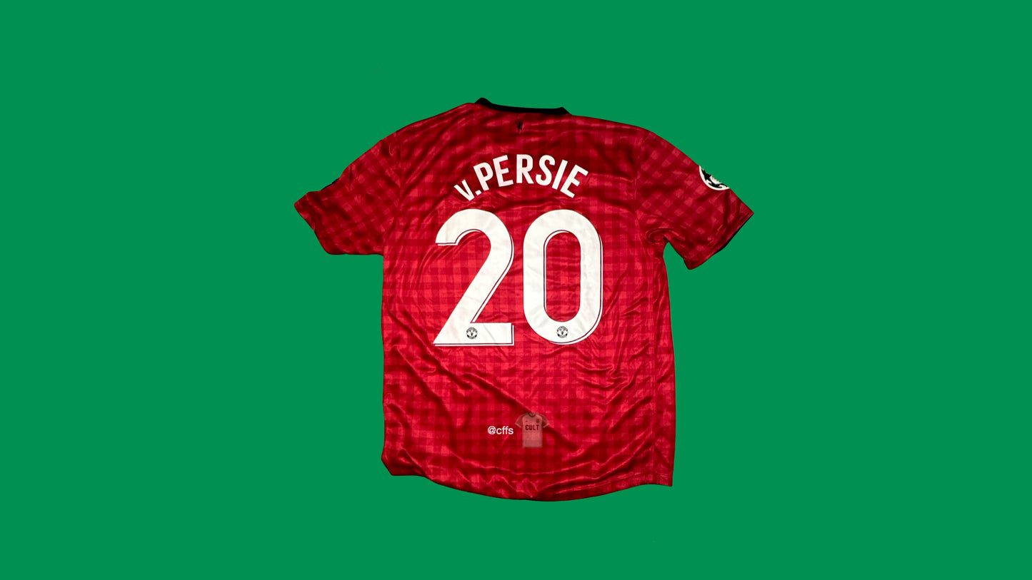 Manchester United 2012/2013 Nike with Van Persie 20 Nameset Vintage Football Jersey