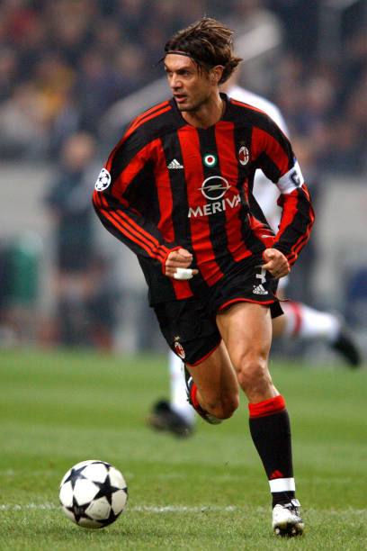 AC Milan 2003/04 Adidas with Paolo Maldini 3 Nameset - Cult Fave Football Shirts