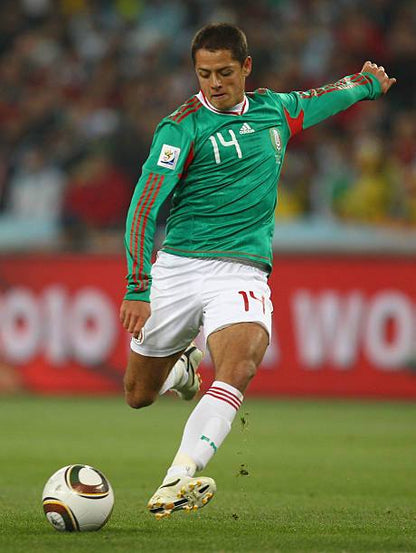Mexico NT 2010 Adidas with Javier Hernández 14 (BNWT) Nameset Football Jersey - Cult Fave Football Shirts