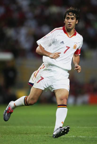 Spain NT 2004/06 Adidas with Raúl 7 Nameset Football Jersey - Cult Fave Football Shirts