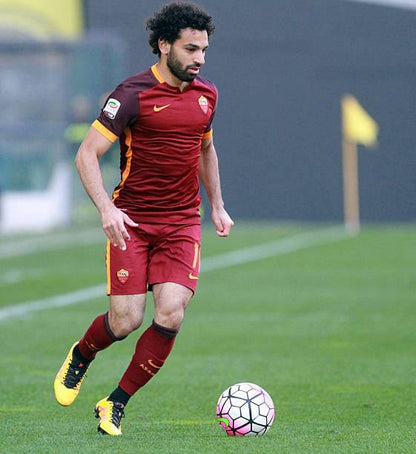 AS Roma 2015/16 Nike with Mohamed Salah 11 Nameset Football Jersey - Cult Fave Football Shirts
