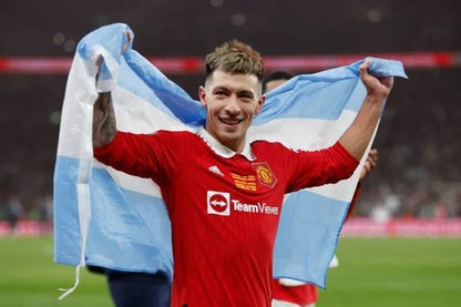 Manchester United 2022/23 Adidas with Lisandro Martinez 6 Nameset Football Jersey - Cult Fave Football Shirts