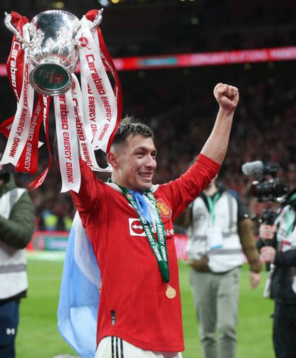 Manchester United 2022/23 Adidas with Lisandro Martinez 6 Nameset Football Jersey - Cult Fave Football Shirts