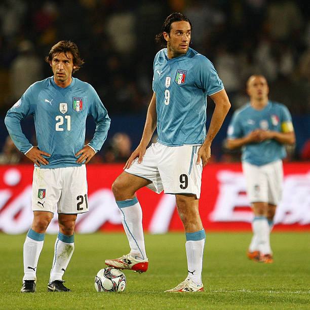 Italy NT 2009 Puma with Luca Toni 9 Nameset Football Jersey