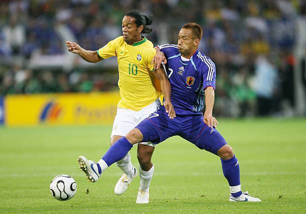 Japan NT 2006/07 Adidas with Hidetoshi Nakata 7 Nameset Football Jersey