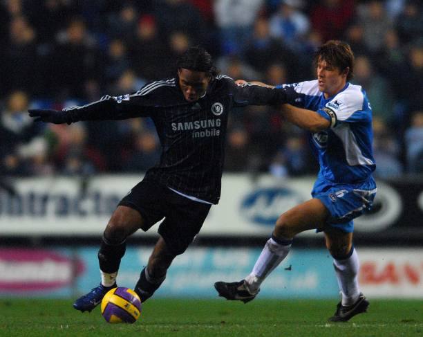 Chelsea FC 2006/07 Adidas with Didier Drogba 11 Nameset Football Jersey