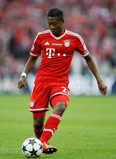 Bayern Munich 2013/14 Adidas with David Alaba 27 Nameset Football Jersey