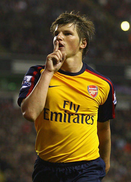 Arsenal FC 2008/09 Nike with Andrey Arshavin 23 Nameset Football Jersey