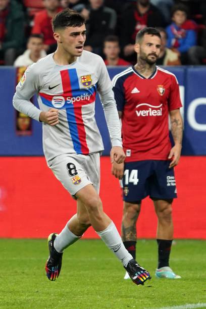 FC Barcelona 2022/23 Nike with Pedri 8 Nameset Football Jersey - Cult Fave Football Shirts