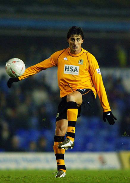 Blackburn Rovers 2003/04 Kappa with Dino Baggio 21 Nameset Football Jersey - Cult Fave Football Shirts