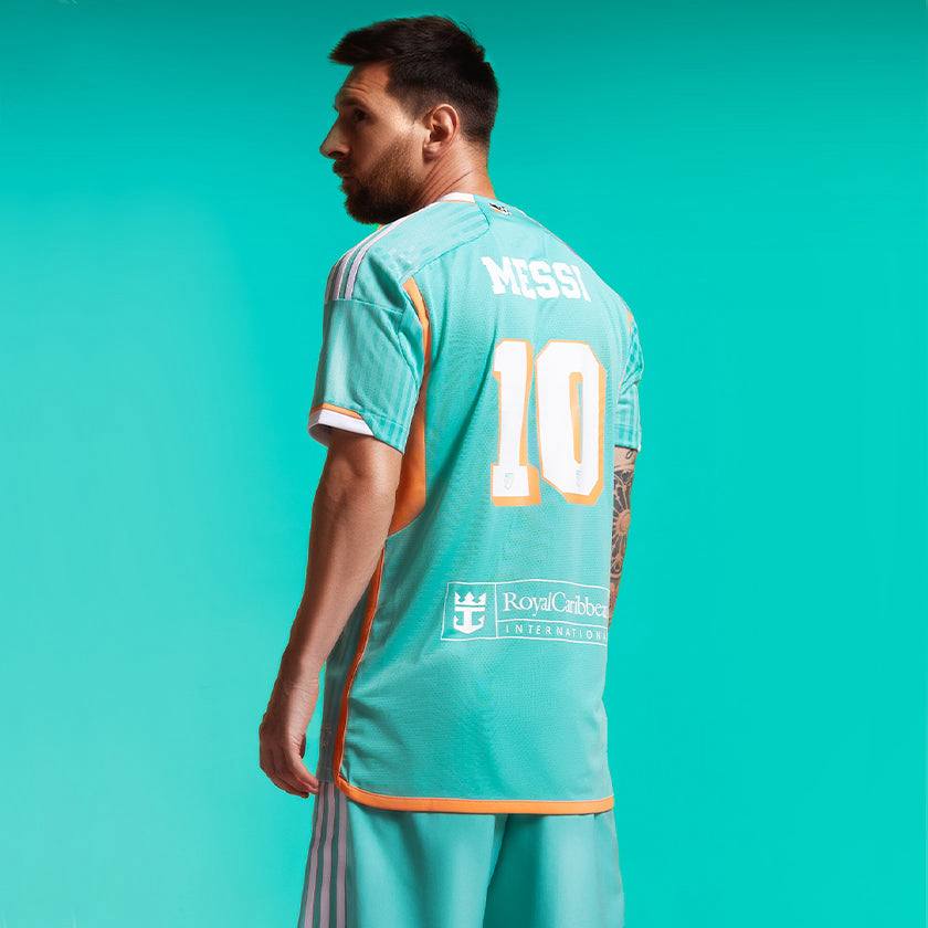 Inter Miami FC 2024 Adidas with Lionel Messi 10 Nameset Football Jersey - Cult Fave Football Shirts
