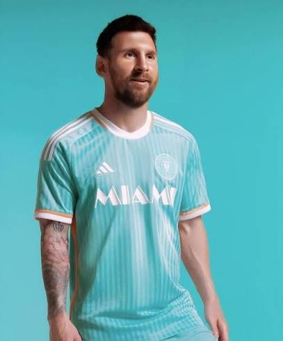 Inter Miami FC 2024 Adidas with Lionel Messi 10 Nameset Football Jersey - Cult Fave Football Shirts