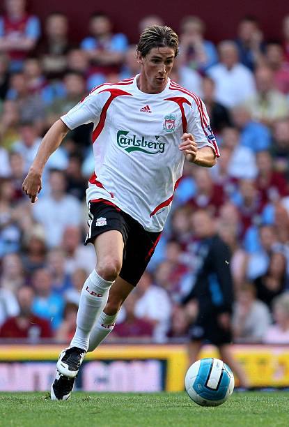 Liverpool FC 2007/08 Adidas with Fernando Torres 9 Nameset Football Jersey - Cult Fave Football Shirts