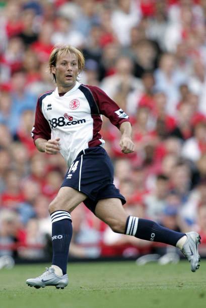 Middlesbrough FC 2004/05 Errea with Gaizka Mendieta 14 Nameset