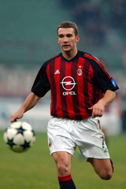 AC Milan 2002/03 Adidas with Andriy Shevchenko 7 Nameset Football Jersey - Cult Fave Football Shirts
