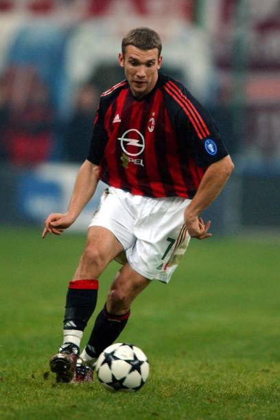 AC Milan 2002/03 Adidas with Andriy Shevchenko 7 Nameset Football Jersey - Cult Fave Football Shirts