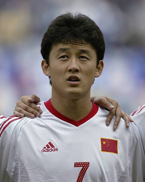 China NT 2002 Adidas with Sun Ji Hai 7 Nameset Football Jersey - Cult Fave Football Shirts