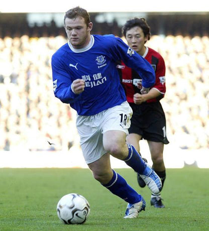 Everton FC 2003/04 Puma with Wayne Rooney 18 Nameset Football Jersey - Cult Fave Football Shirts