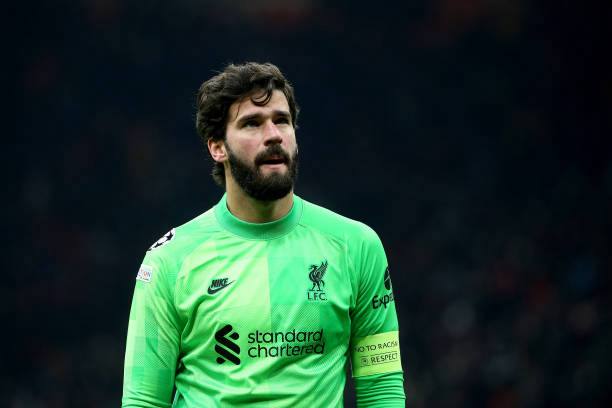 Liverpool FC 2021/22 Nike with Alisson Becker 1 Nameset Football Jersey - Cult Fave Football Shirts