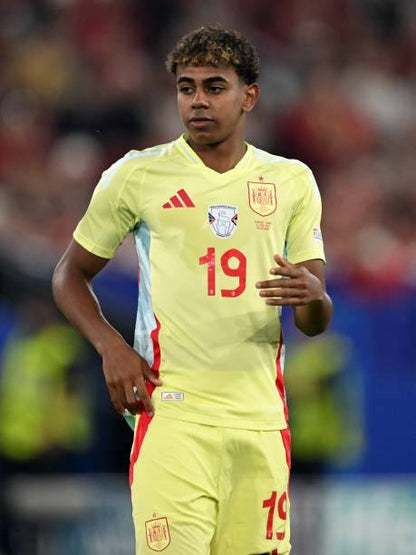 Spain NT 2024/25 Adidas with Lamine Yamal 19 Nameset Football Jersey - Cult Fave Football Shirts