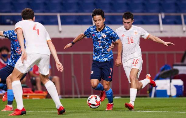 Japan NT (Olympic) 2020 Adidas  with Takefusa Kubo 7 Nameset Football Jersey - Cult Fave Football Shirts