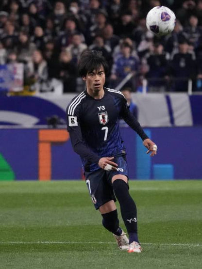 Japan NT 2024/25 Adidas Y-3 with Kaoru Mitoma 7 Nameset Football Jersey - Cult Fave Football Shirts