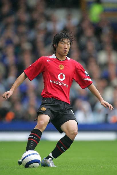 Manchester United 2005/06 Nike with Park Ji Sung 13 Nameset Football Jersey - Cult Fave Football Shirts
