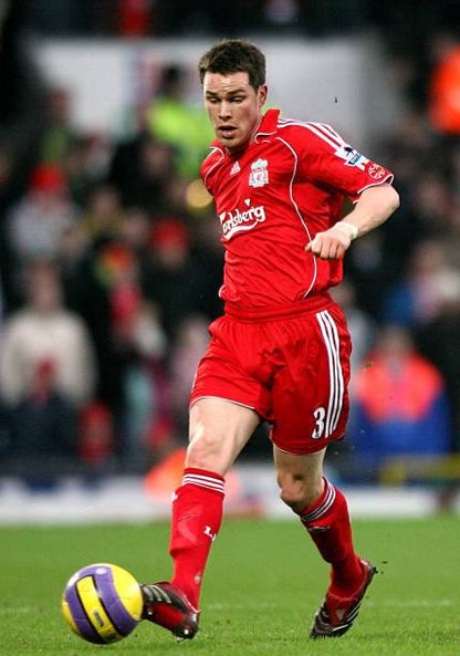 Liverpool FC 2006/07 Adidas with Steve Finnan 3 Nameset Football Jersey