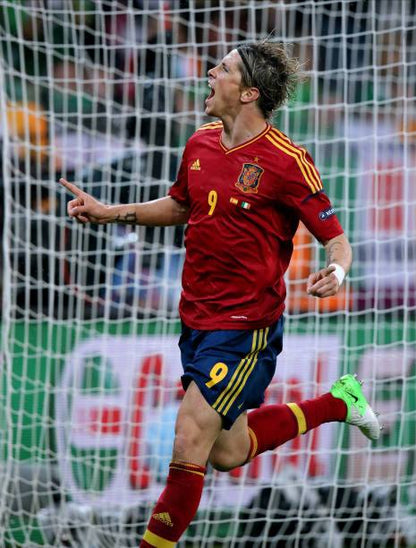 Spain NT 2012 Adidas with Fernando Torres 9 Nameset Football Jersey - Cult Fave Football Shirts