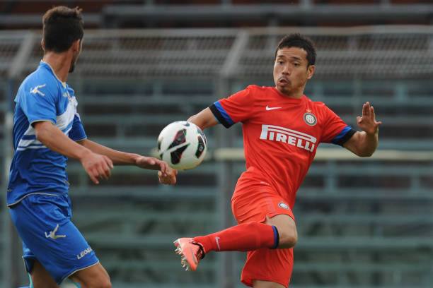 Inter Milan 2012/13 Nike with Yuto Nagatomo 55 Nameset Football Jersey - Cult Fave Football Shirts