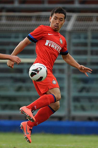 Inter Milan 2012/13 Nike with Yuto Nagatomo 55 Nameset Football Jersey - Cult Fave Football Shirts