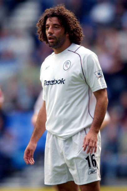 Bolton Wanderers 2002-04 Reebok with Ivan Campo 16 Nameset Football Jersey - Cult Fave Football Shirts