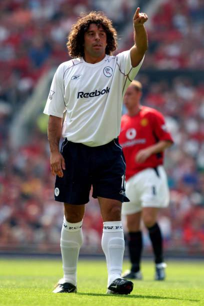 Bolton Wanderers 2002-04 Reebok with Ivan Campo 16 Nameset Football Jersey - Cult Fave Football Shirts