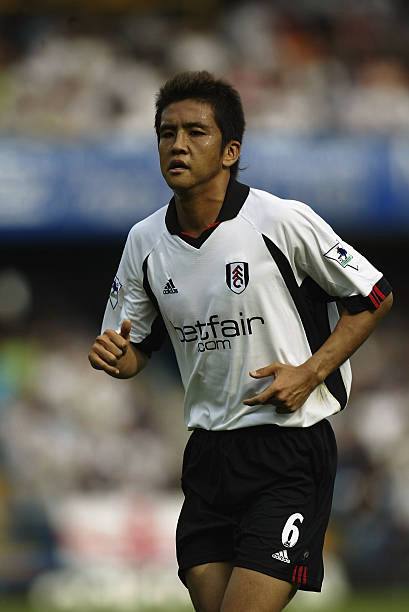 Fulham FC 2001/03 Adidas with Junichi Inamoto 6 Nameset Football Jersey
