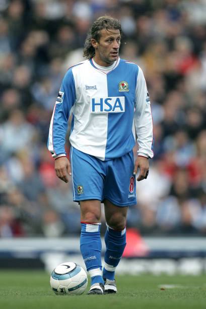 Blackburn Rovers 2004/05 Lonsdale with Tugay Kerimoglu 8 Nameset Football Jersey