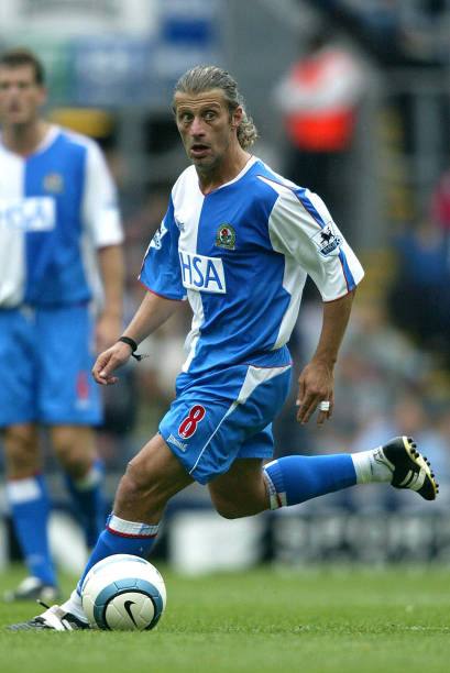 Blackburn Rovers 2004/05 Lonsdale with Tugay Kerimoglu 8 Nameset Football Jersey