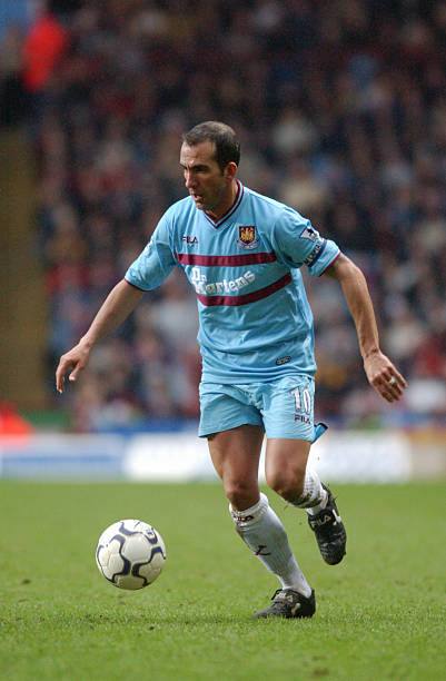 West Ham United 2001/03 Fila with Paolo Di Canio 11 Nameset Football Jersey